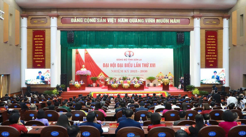 Toàn cảnh Okvip69.com bán cá nổ hủ Đại biểu lần thứ XVI tỉnh Sơn La