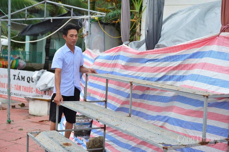 Người dân khu vực ven biển đã cơ bản hoàn tất việc gia cố nhà cửa, tài sản trước khi bão số 10 đổ bộ