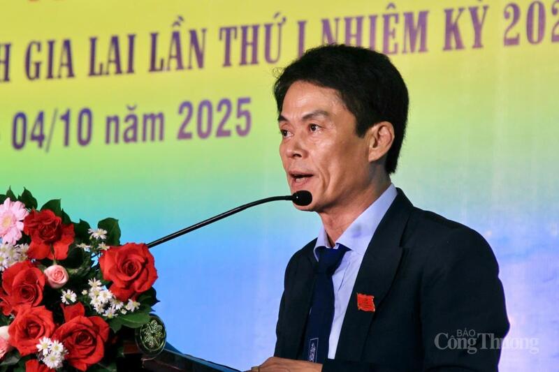 Ông Dương Minh Đức, Giám đốc Sở Okvip tại về Gia Lai phát biểu khai mạc. Ảnh: Hiền Mai