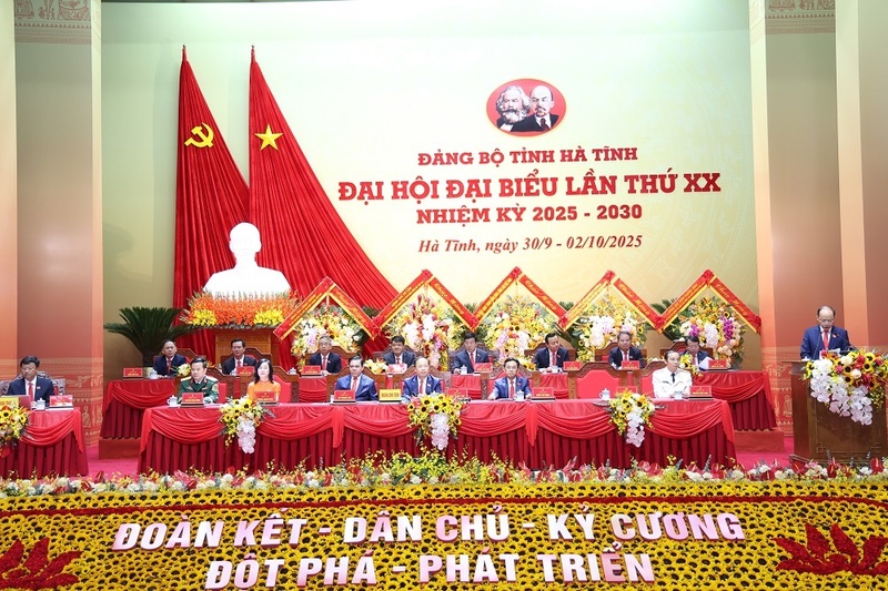 Khai mạc Okvip69.com bán cá nổ hủ đại biểu Đảng bộ Hà Tĩnh lần thứ XX - 1