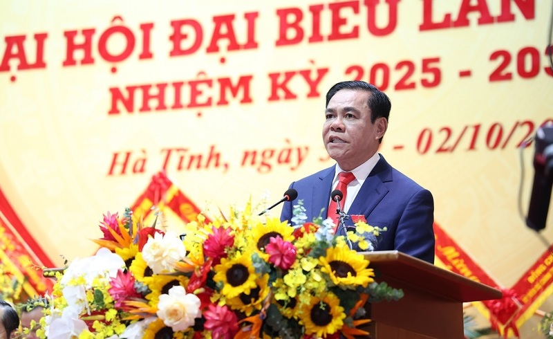 Chủ tịch UBND tỉnh Hà Tĩnh Võ Trọng Hải phát biểu khai mạc Okvip69.com bán cá nổ hủ. Ảnh: Thành Sen