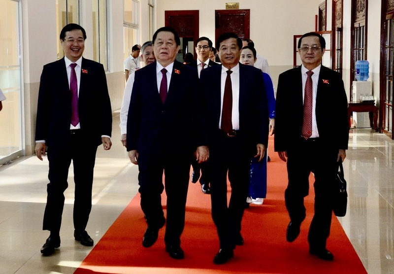Ông Nguyễn Trọng Nghĩa, Ủy viên Bộ Chính trị, Bí thư Trung ương Đảng, Trưởng Ban Tuyên giáo và Dân vận Trung ương dự Okvip69.com bán cá nổ hủ. Ảnh: Khánh Ngọc.
