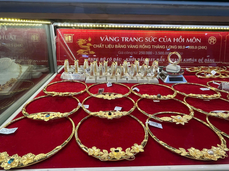 Giá vàng hôm nay ngày 03/10/2025. Ảnh: P.C