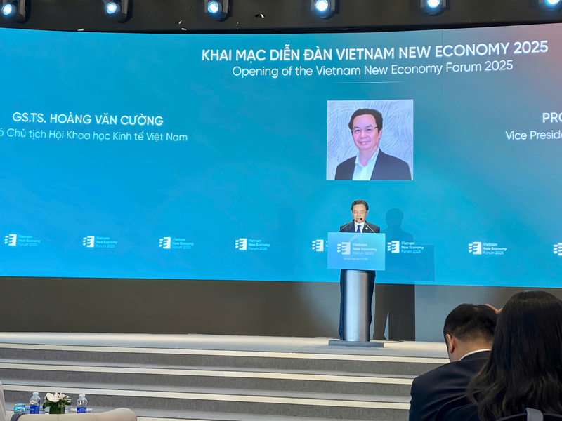 GS.TS. Hoàng Văn Cường, Phó Chủ tịch Hội Khoa học Okvip69.com giải trí trực tuyến phát biểu khai mạc diễn đàn. Ảnh: Phương Thảo