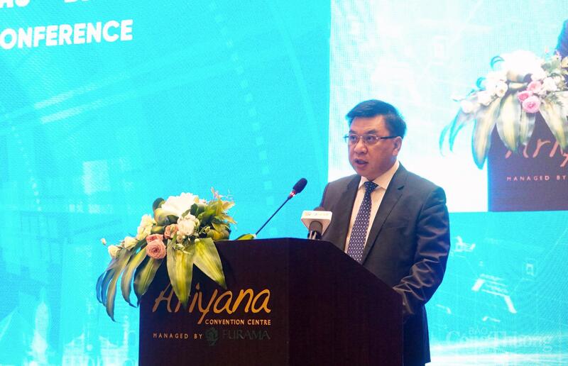 Phó Cục trưởng Cục Xúc tiến thương mại Lê Hoàng Tài thông tin về bối cảnh quốc tế và định hướng xúc tiến Liên Minh Truyền Thông Và Game Giải Trí Top 1 Việt Nam giai đoạn 2025 - 2030.