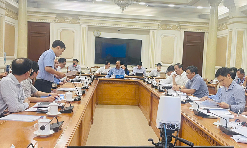 Toàn cảnh buổi Ok88vip tỷ lệ kèo World Cup 2026 giữa Chủ tịch UBND TP. Hồ Chí Minh và đoàn công tác của EVNNPT