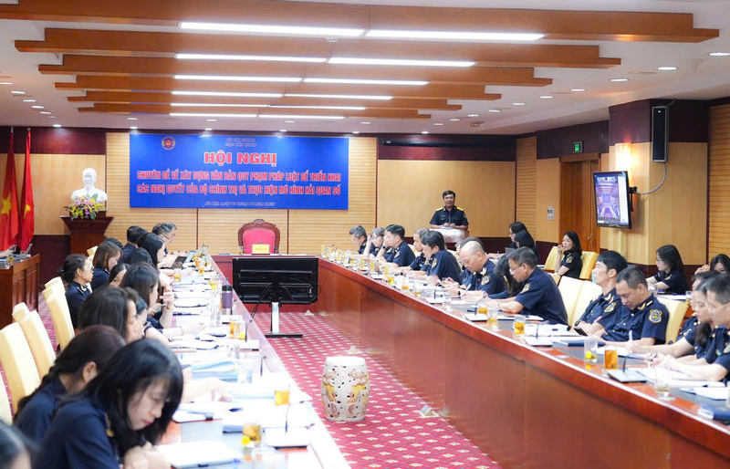 Okvip69 Đăng ký cá cược trực tuyến chuyên đề về Liên minh Okvip có bao nhiều trang văn bản quy phạm pháp luật để triển khai các Okevip link không chặn của Bộ Chính trị và thực hiện Hải quan số. Ảnh: CHQ