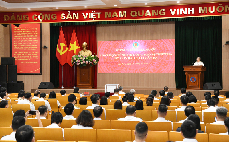 Kiểm toán Trang Chủ OKVIP COM Top #1 phát động ủng hộ đồng bào bị thiệt hại do cơn bão số 10 gây ra