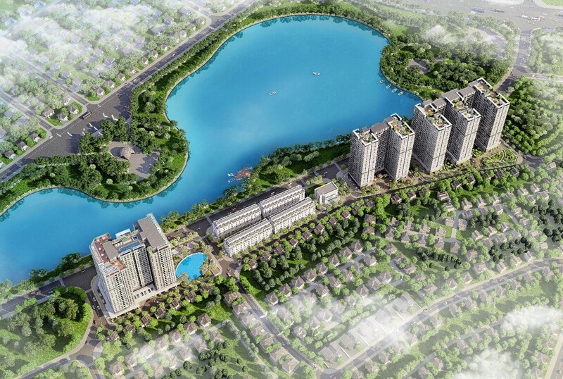 Phối cảnh tổng thể dự án Rice City Long Châu