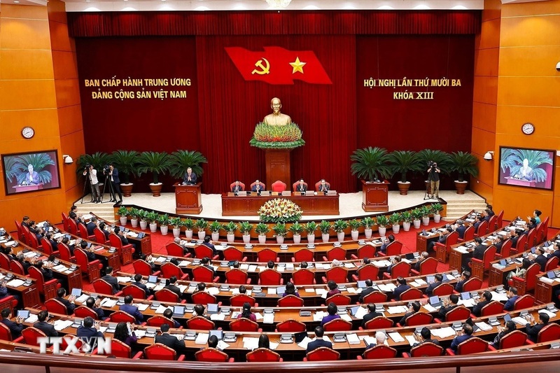 Tổng Bí thư Tô Lâm phát biểu khai mạc Okvip69 Đăng ký cá cược lần thứ 13, Ban Chấp hành Trung ương Đảng khoá XIII. Ảnh: Thống Nhất/TTXVN