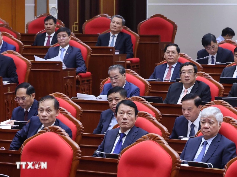 Các đại biểu dự Okvip69 Đăng ký cá cược lần thứ 13, Ban Chấp hành Trung ương Đảng khóa XIII. Ảnh: Doãn Tấn/TTXVN
