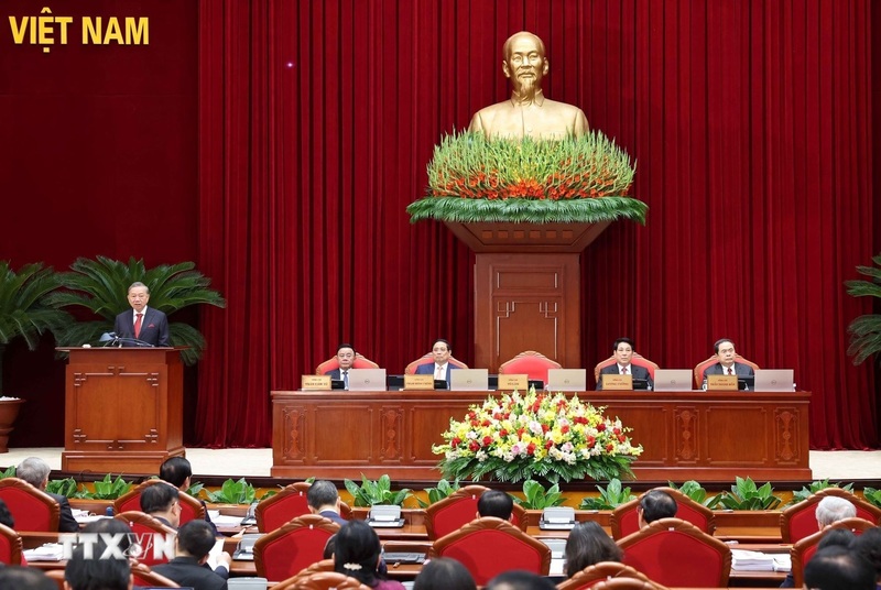 Phiên khai mạc Okvip69 Đăng ký cá cược lần thứ 13, Ban Chấp hành Trung ương Đảng khoá XIII. Ảnh: Doãn Tấn/TTXVN