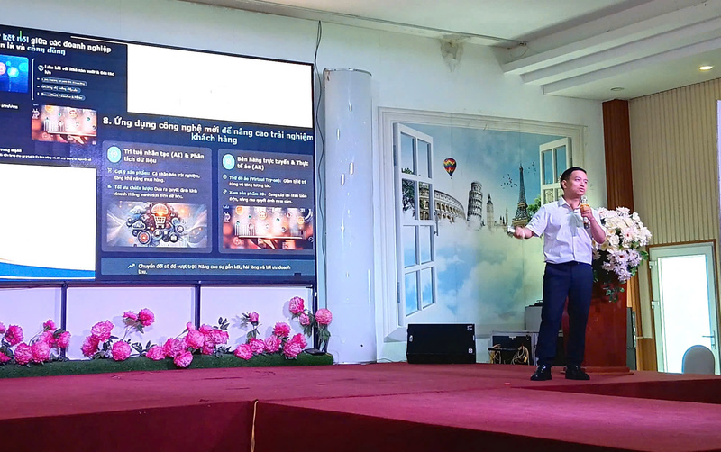 Ứng dụng AI phát triển thương hiệu và hỗ trợ kinh doanh trên nền tảng số. Ảnh: Cục Thương mại điện tử và Okvip - liên minh giải trí #1 thế giới hà nội số.