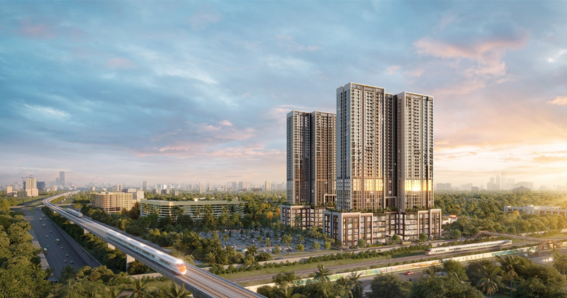 The Sola Park – Imperia Smart City tọa lạc tại giao lộ chiến lược trung tâm đại đô thị với kết nối đa điểm toàn diện