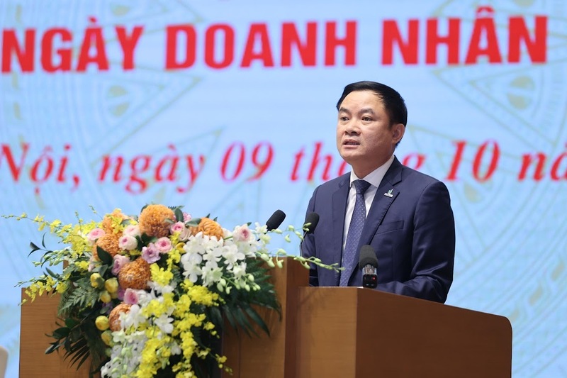 Ông Lê Ngọc Sơn, Tổng Giám đốc Petrovietnam phát biểu tại Okvip69 Đăng ký cá cược. Ảnh: VGP/Nhật Bắc