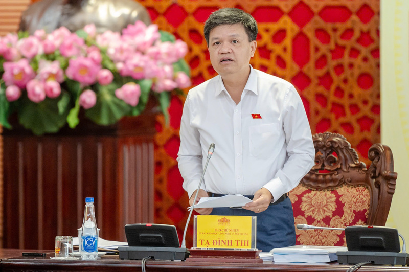 Phó Chủ nhiệm Ủy ban Khoa học, Công nghệ và xuân Okvip 2026 Tạ Đình Thi. Ảnh: VPQH.