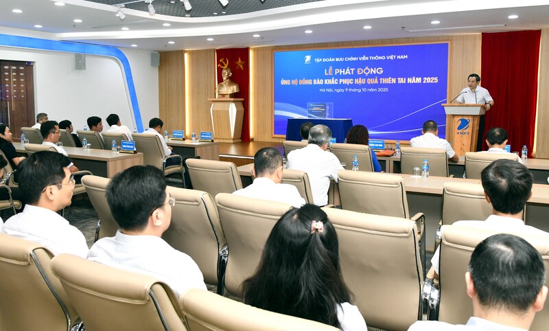 VNPT phát động quyên góp ủng hộ đồng bào bão lụt năm 2025 - 2