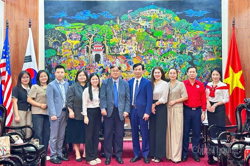 Đoàn công tác của tổ chức GNI (Hàn Quốc) thăm, Ok88vip tỷ lệ kèo World Cup 2026 với Sở Ngoại vụ Phú Thọ (8/2025).