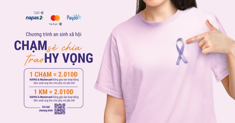 Napas, Mastercard, Payoo tổ chức chương trình an sinh xã hội “Chạm sẻ chia, Trao hy vọng” năm thứ ba
