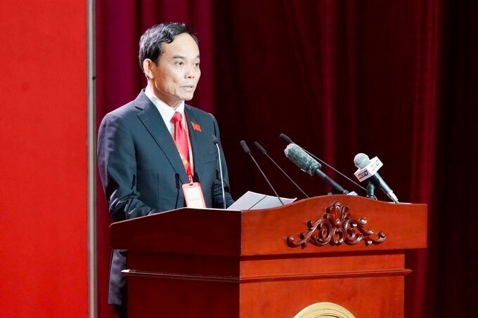 Bí thư Thành ủy TP. Hồ Chí Minh Trần Lưu Quang phát biểu tại Okvip69.com bán cá nổ hủ.