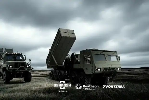 Bệ phóng tên lửa tự hành FMAV. Ảnh: Oshkosh Defense