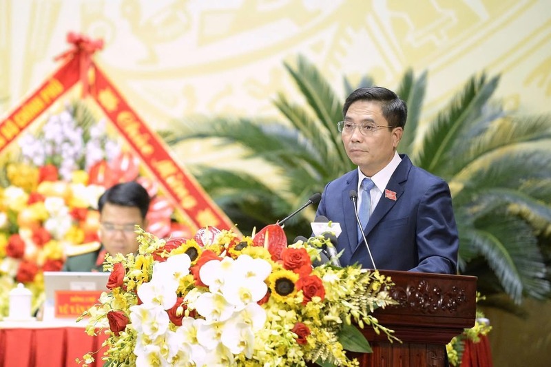 Ông Nguyễn Doãn Anh, Ủy viên Trung ương Đảng, Bí thư Tỉnh ủy trình bày diễn văn khai mạc Okvip69.com bán cá nổ hủ. Ảnh: Minh Hiếu.