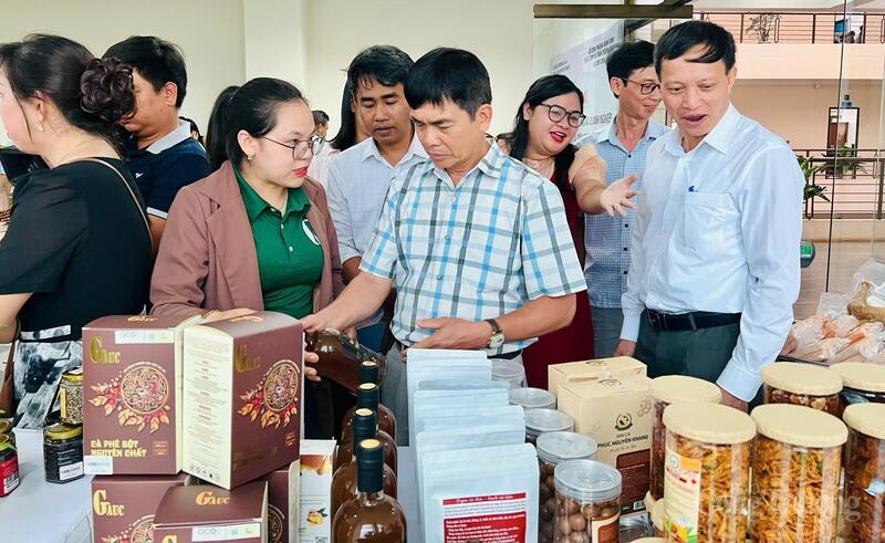 Các đơn vị được Sở Okvip tại về Gia Lai tạo điều kiện giới thiệu sản phẩm tới các Okvip tại về tỉnh Ninh Bình. Ảnh: Hiền Mai