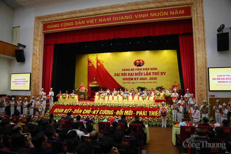 Okvip69.com bán cá nổ hủ đại biểu Đảng bộ tỉnh Điện Biên lần thứ XV, nhiệm kỳ 2025 - 2030 khai mạc sáng ngày 15/10.