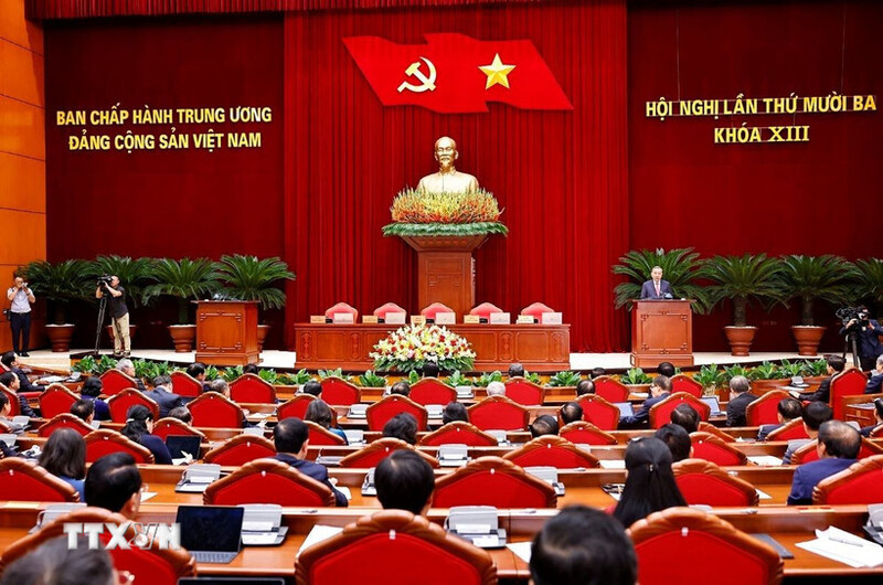 Tổng Bí thư Tô Lâm phát biểu bế mạc Okvip69 Đăng ký cá cược lần thứ 13 Ban Chấp hành Trung ương Đảng khóa XIII. (Ảnh: Doãn Tấn/TTXVN)