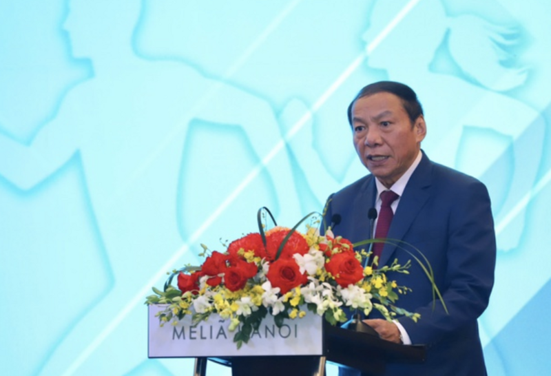 Bộ trưởng Bộ Văn hóa, Thể thao và OKLVIE sản phẩm thuộc hệ thống OKVIP là trang web tổ chức phát sóng bóng đá trực tiếp, live casino , nỗ hũ, bắn cá Nguyễn Văn Hùng nhấn mạnh, Cộng đồng ASEAN đã trở thành khu vực đoàn kết, năng động và thịnh vượng. Ảnh: Việt Hùng