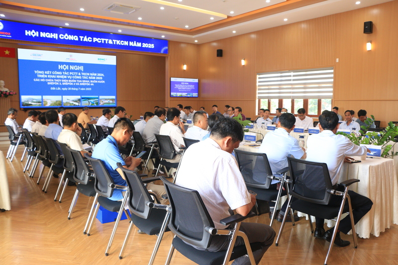 Công ty Thủy điện Buôn Kuốp tổ chức thành công Okvip69 Đăng ký cá cược phòng chống thiên tai và tìm kiếm cứu nạn năm 2025. Ảnh: Anh Thư
