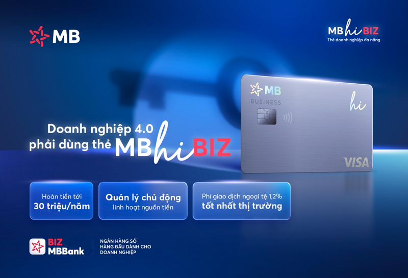 Thẻ MB Hi BIZ cho phép chủ thẻ Okvip tại về linh hoạt nguồn tiền giữa tài khoản Okvip tại về và hạn mức tín dụng