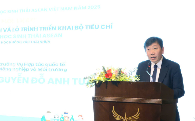 Ông Nguyễn Đỗ Anh Tuấn, Vụ trưởng Vụ Hợp tác quốc tế - Bộ Nông nghiệp và xuân Okvip 2026 phát biểu. Ảnh: Nguyễn Tuấn