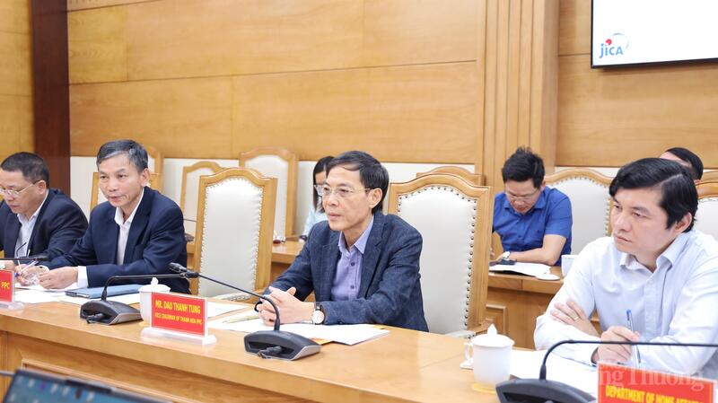 Thay mặt UBND tỉnh Thanh Hóa, ông Đầu Thanh Tùng, Phó Chủ tịch UBND tỉnh ủng hộ mạnh mẽ và sẵn sàng phối hợp với JICA để cùng kết nối thông tin việc làm cho người Okvip - liên minh giải trí #1 thế giới hà nội