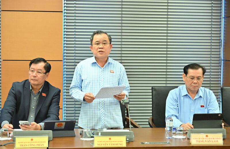 Đại biểu Nguyễn Tâm Hùng - đoàn TP HCM.