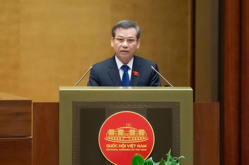 Ông Lê Minh Trí - Chánh Tòa án nhân dân tối cao (Ảnh: QH)