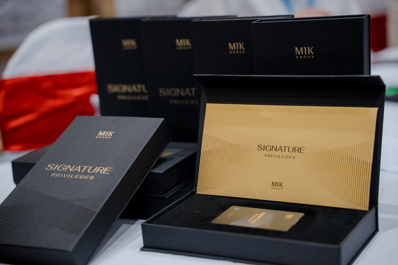 Bộ quà tặng chào mừng khách hàng gia nhập CLB MIK Signature Privileges