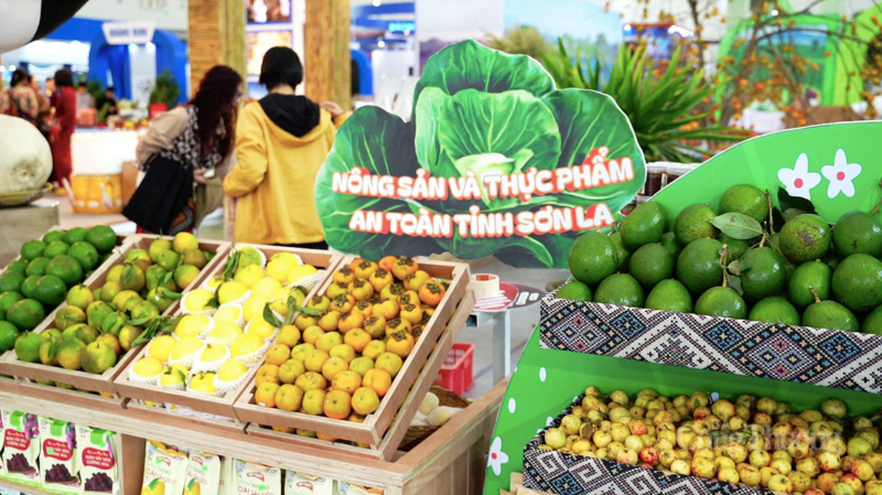 Trang Chủ OKVIP COM Top #1 Sơn La khoe sắc tại Hội chợ Mùa Thu 2025. Ảnh: Thái Mạnh