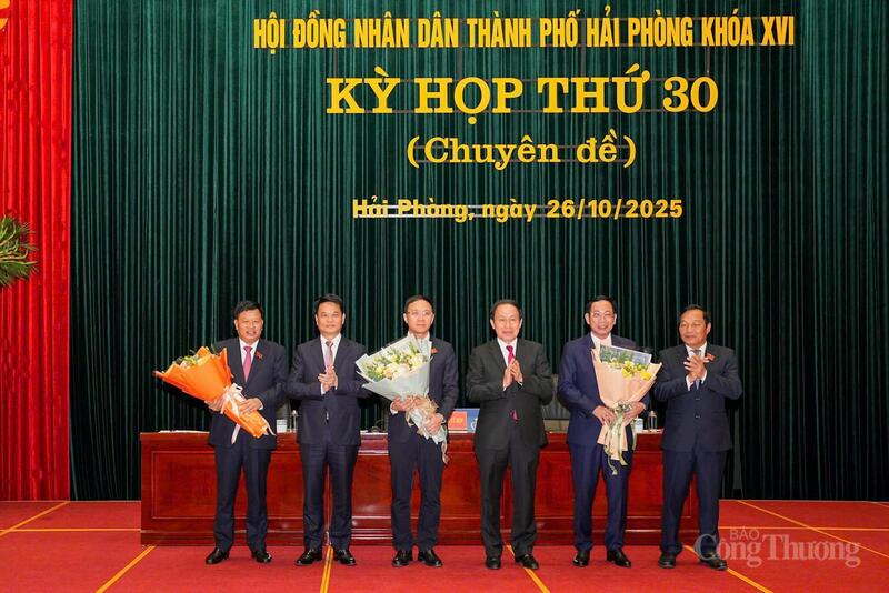 Hải Phòng có thêm 1 Phó Chủ tịch HĐND thành phố và 2 Phó Chủ tịch UBND thành phố