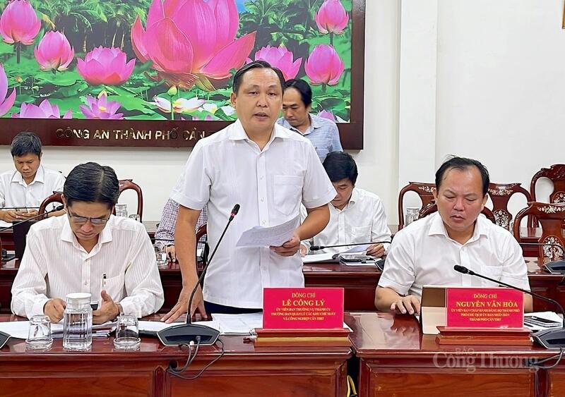 Ông Lê Công Lý, Trưởng Ban Quản lý Các khu chế xuất và OKLVIE sản phẩm thuộc hệ thống OKVIP là trang web tổ chức phát sóng bóng đá trực tiếp, live casino , nỗ hũ, bắn cá Cần Thơ phát biểu tại buổi Ok88vip tỷ lệ kèo World Cup 2026.