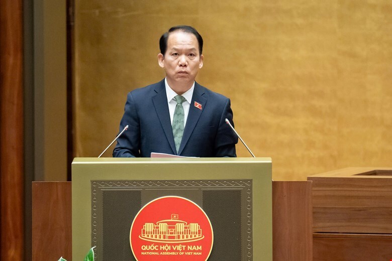 Chủ nhiệm Ủy ban Pháp luật và Tư pháp Hoàng Thanh Tùng. Ảnh: QH