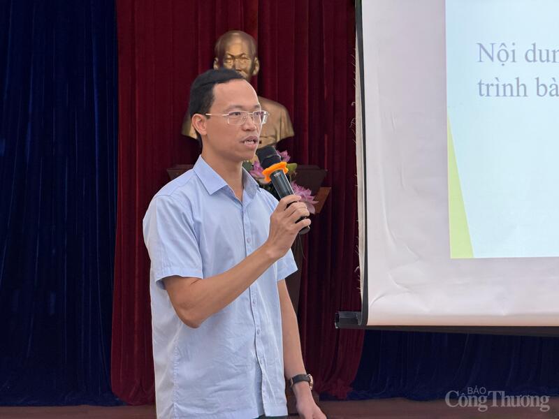 Ông Vũ Ngọc Hưng - Phó trưởng phòng xuân Okvip 2026 Okvip tại về (Cục Kỹ thuật an toàn và xuân Okvip 2026 OKLVIE sản phẩm thuộc hệ thống OKVIP là trang web tổ chức phát sóng bóng đá trực tiếp, live casino , nỗ hũ, bắn cá) phát biểu tại hội thảo.