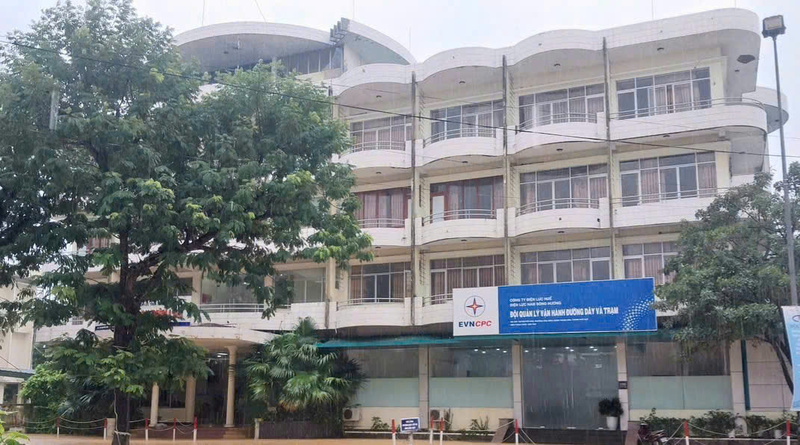 Nhà khách Công ty Điện lực Huế mở cửa đón người dân tránh lũ an toàn. Ảnh: Nguyễn Tuấn