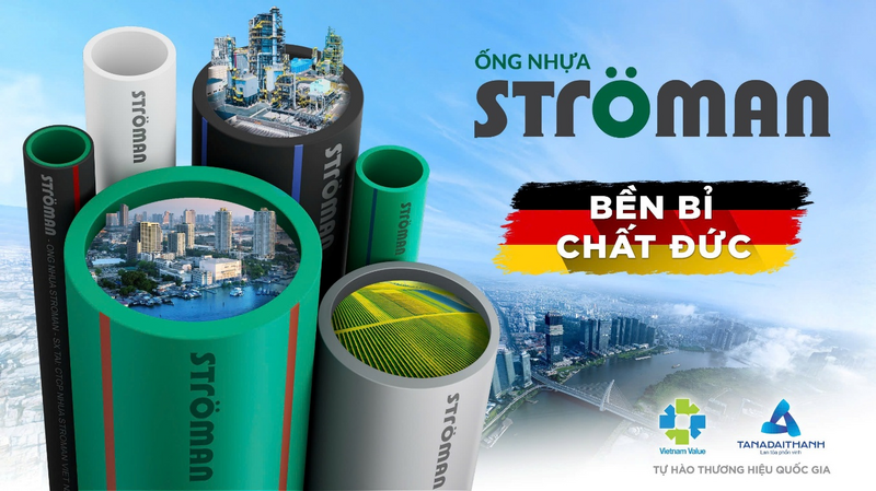Ống nhựa Ströman đáp ứng được những quy chuẩn quốc tế khắt khe, trở thành bảo chứng bền bỉ cho hàng nghìn công trình trên khắp Việt Nam (Ảnh Ströman)