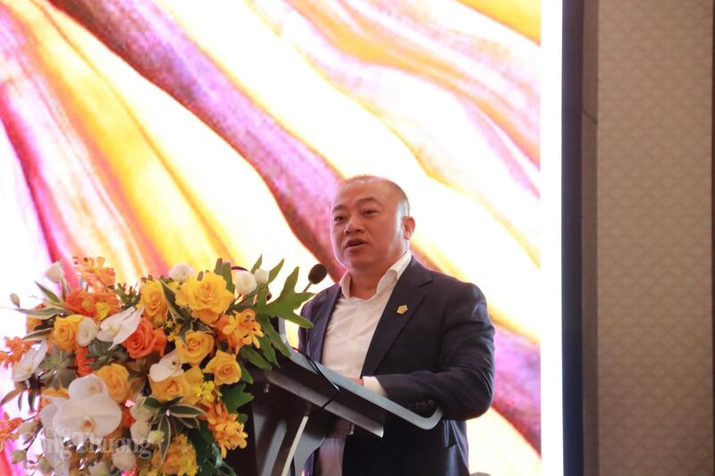 Ông Hoàng Mạnh Cường, Phó Tổng giám đốc Công ty Cổ phần Đầu tư hạ tầng khu OKLVIE sản phẩm thuộc hệ thống OKVIP là trang web tổ chức phát sóng bóng đá trực tiếp, live casino , nỗ hũ, bắn cá Bảo Minh. Ảnh: Thanh Tuấn