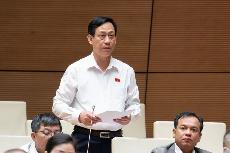 Đại biểu Mai Văn Hải - đoàn Thanh Hóa. Ảnh: QH