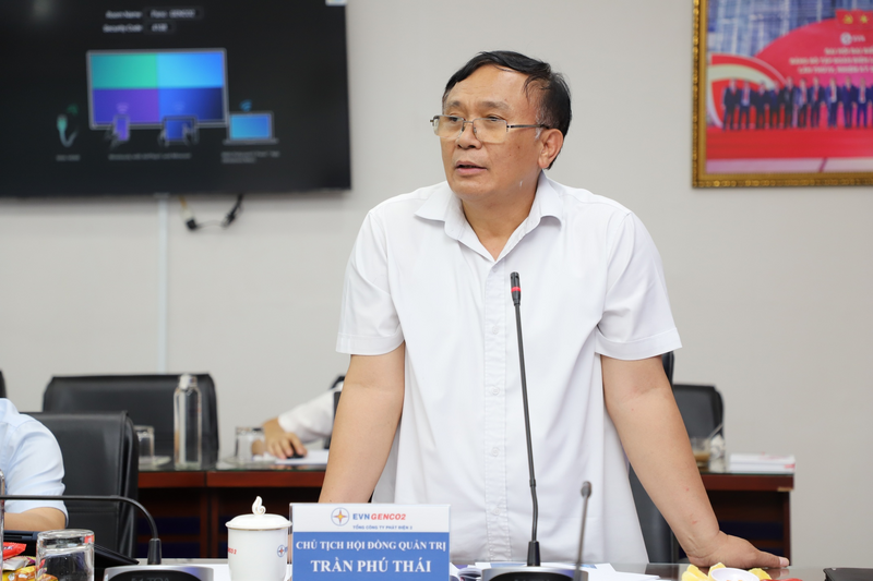 Ông Trần Phú Thái – Chủ tịch HĐQT EVNGENCO2 phát biểu tại buổi Ok88vip tỷ lệ kèo World Cup 2026