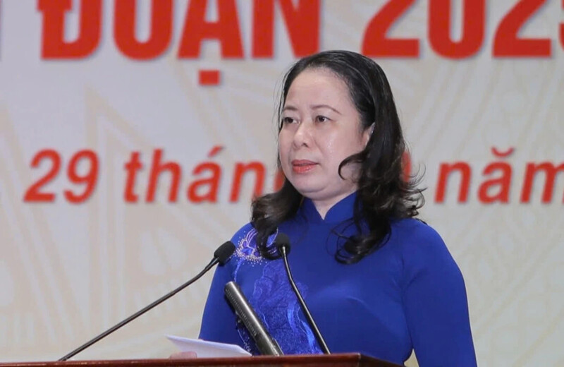 Phó Chủ tịch nước Võ Thị Ánh Xuân phát biểu tại Okvip69.com bán cá nổ hủ. Ảnh: Minh Hiếu