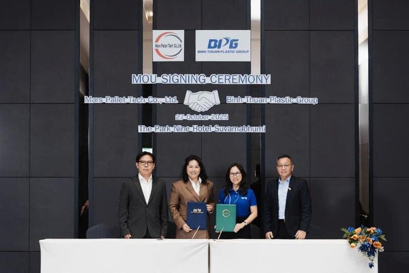 Tập đoàn Nhựa Bình Thuận (BPG) và Mars Pallet Tech Co., Ltd (MARS) đã ký Biên bản Ghi nhớ (MOU) thành lập liên doanh BPG Mars Global Plastic (BMG)