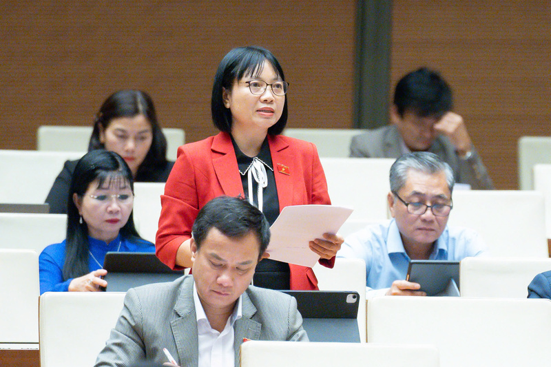 Đại biểu Nguyễn Thị Việt Nga - đoàn Hải Phòng